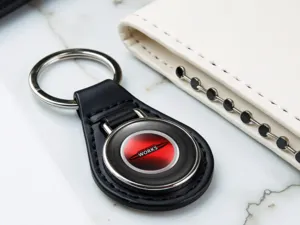 Mini Cooper Logo Schlüsselanhänger Stilvoll Leder Design Edition